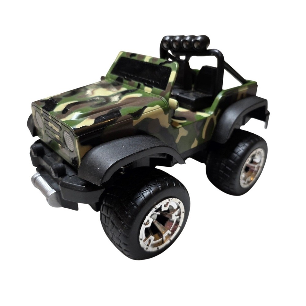 MerchSource Toy RC 4x4 Camo Jeep Off-Road Truck DX2013B Camouflage‎ No Remote